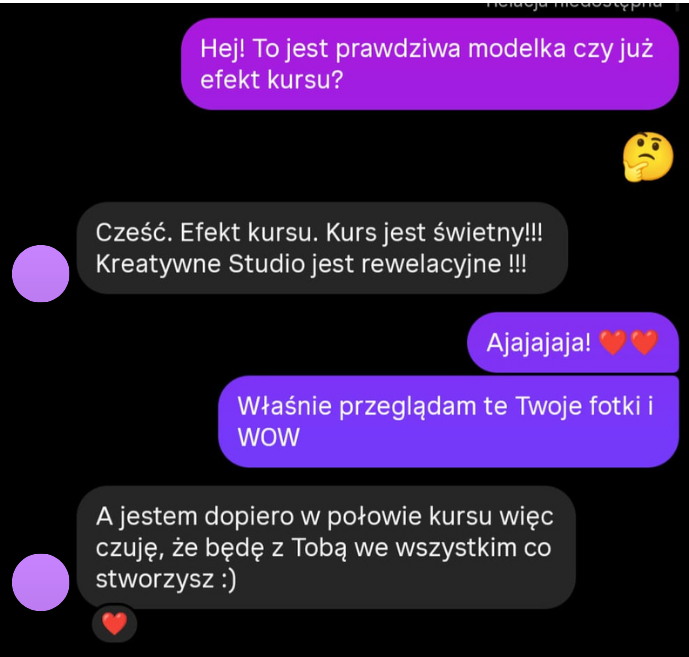 Rozmowa – efekt kursu