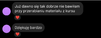 Opinia kursantki