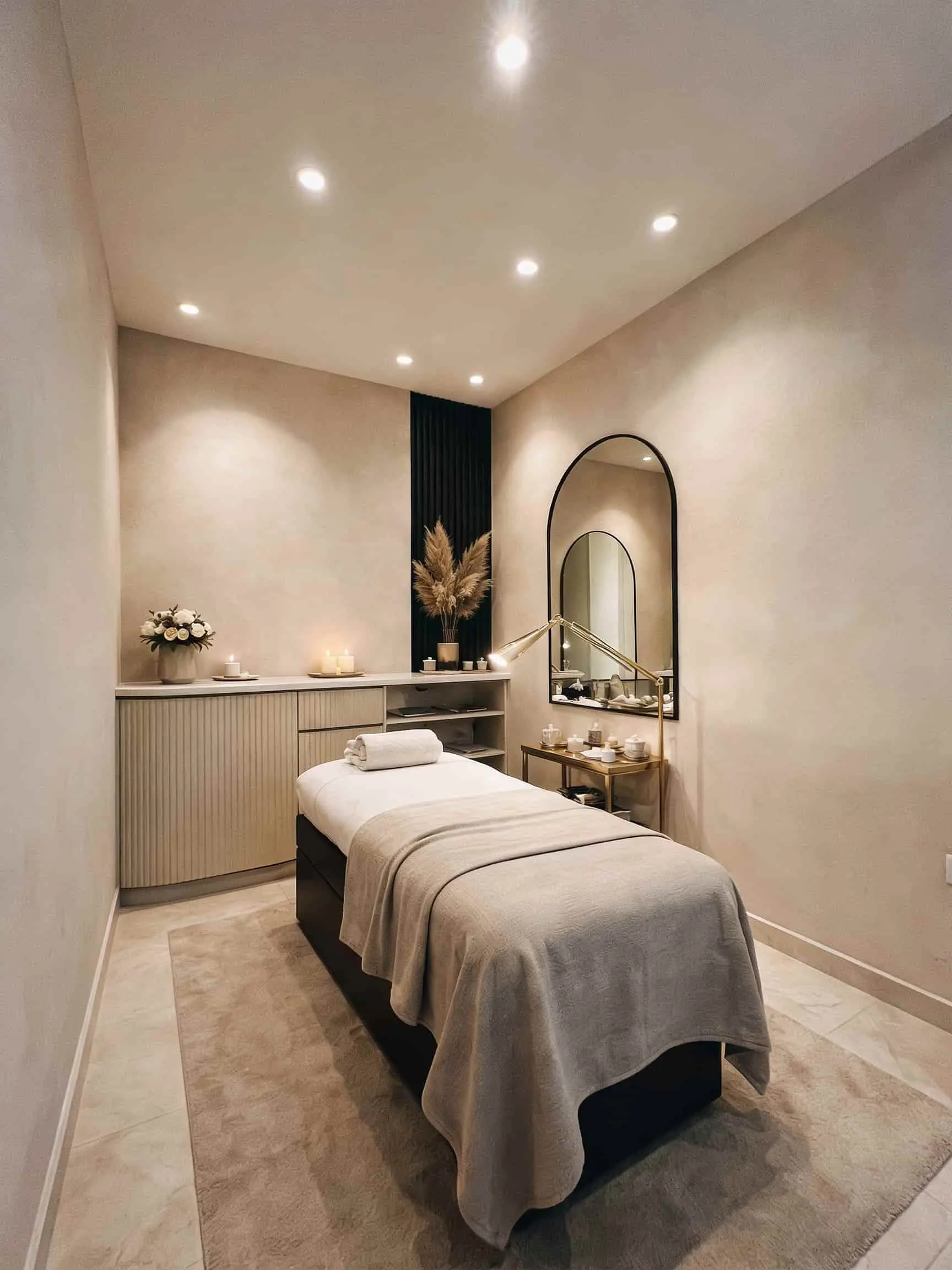 Gabinet masażu – puste wnętrze